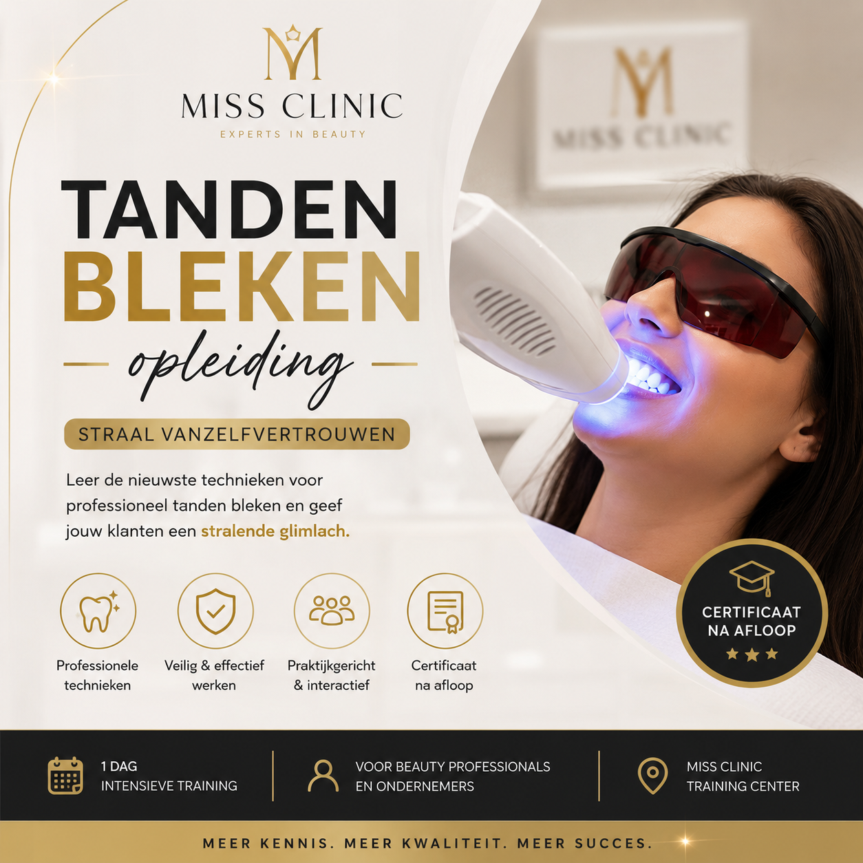 Tanden Bleken Opleiding VIP 1 OP 1